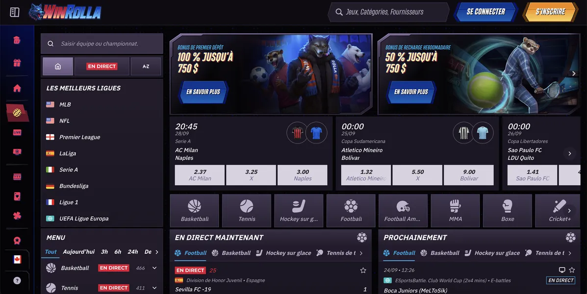 WinRolla bookmaker hors ARJEL: avis et fonctionnalités WinRolla: bookmaker hors ARJEL
